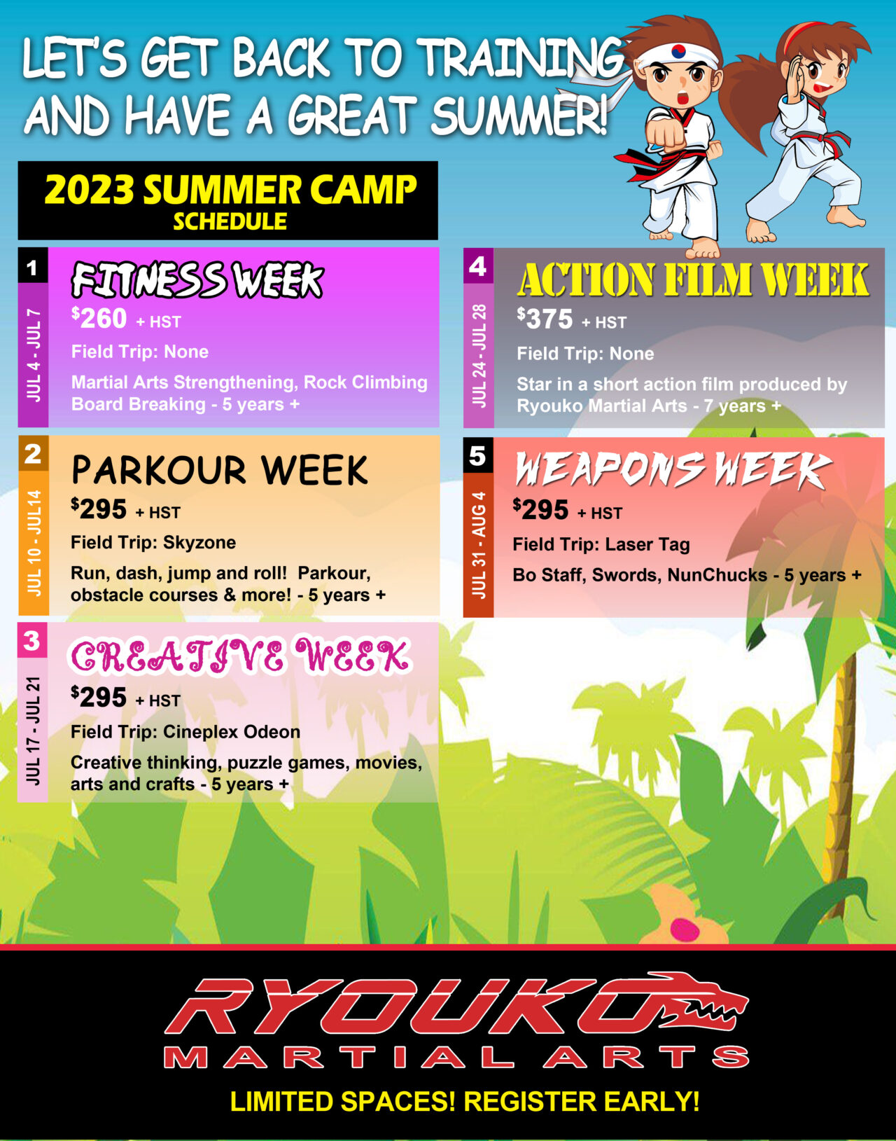 Ryouko Martial Arts Summer Camp in Durham Ryouko Martial Arts